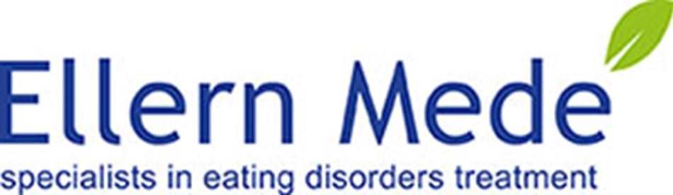 Ellern mede logo. Underneath the logo it says 'specialists in eating disorders treatment'.