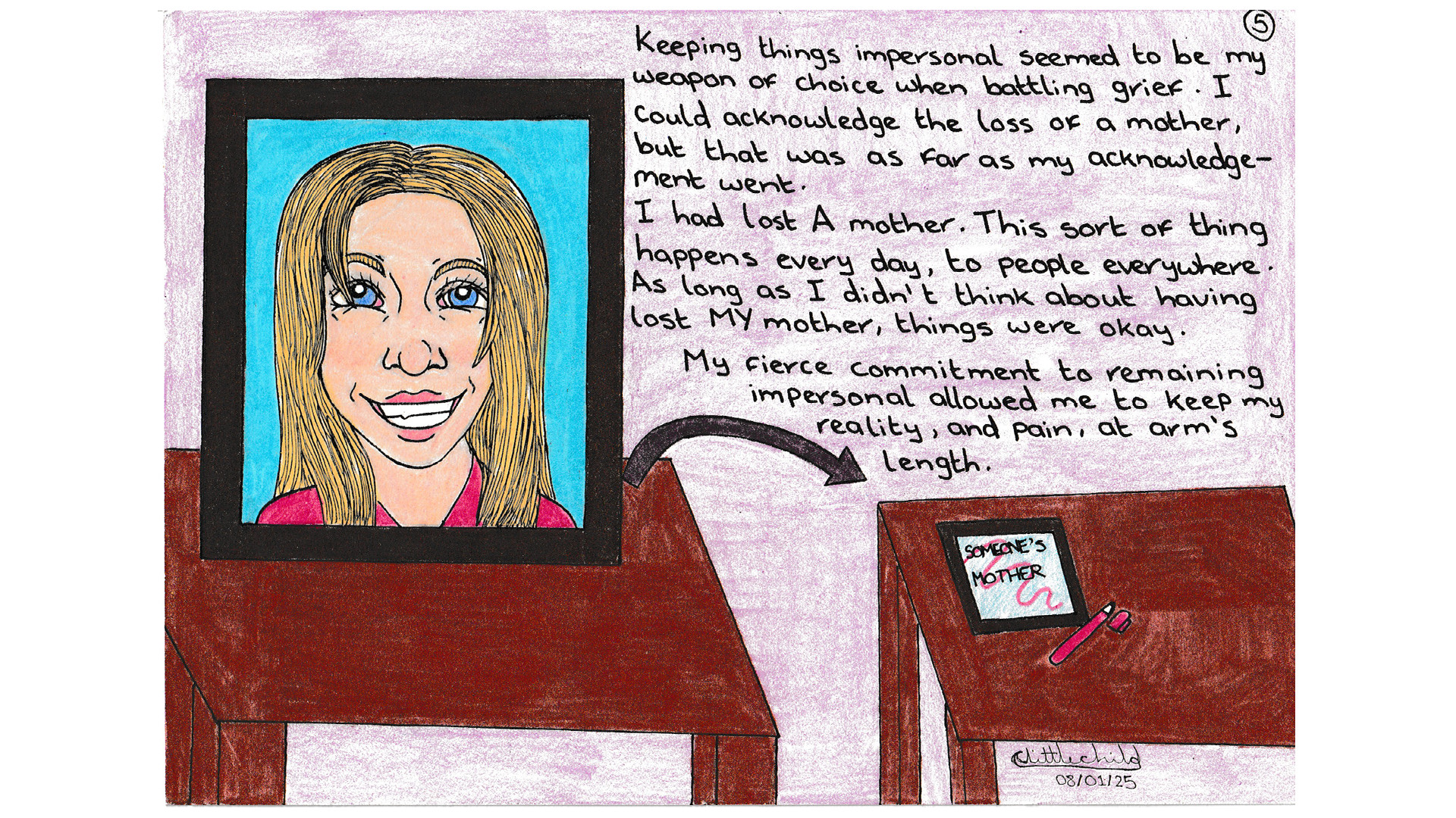 Personal Loss Graphics Support with grief and loss