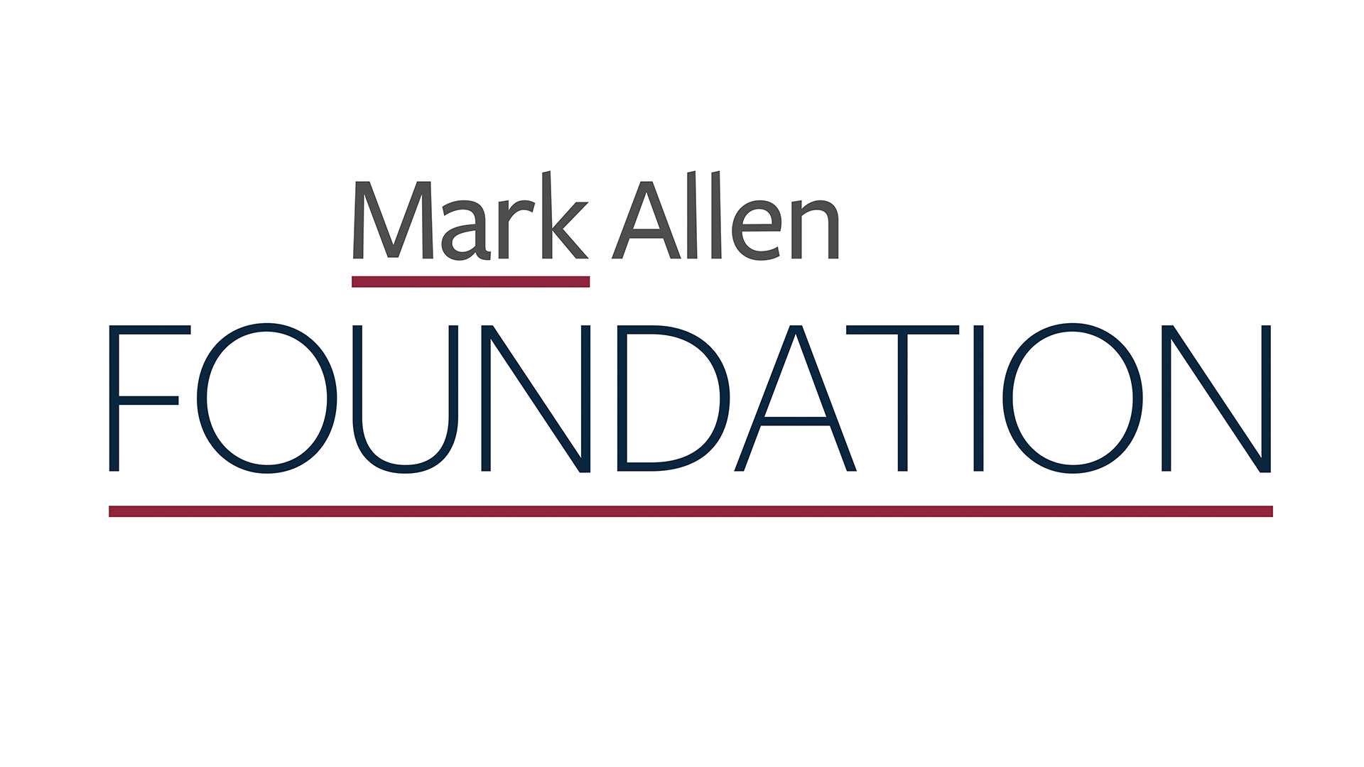Mark Allen Foundation Logo. 