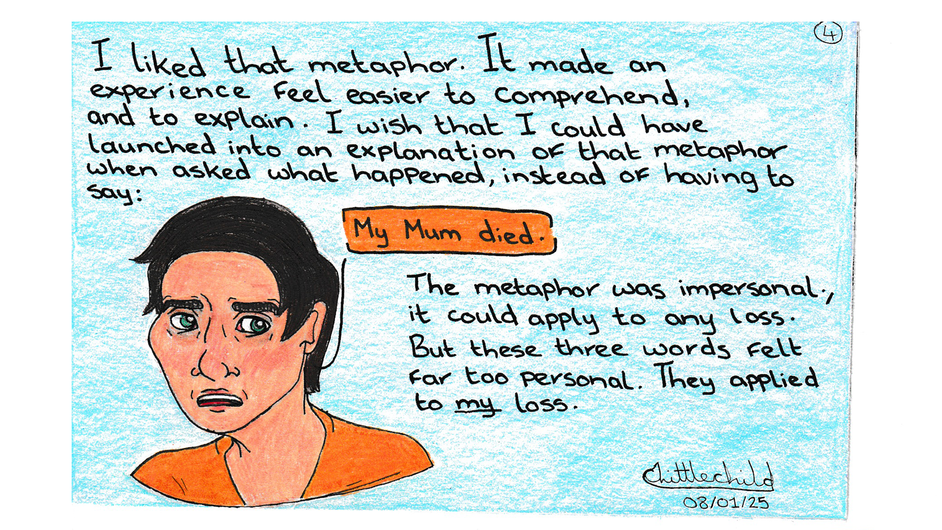 Personal Loss Graphics Support with grief and loss