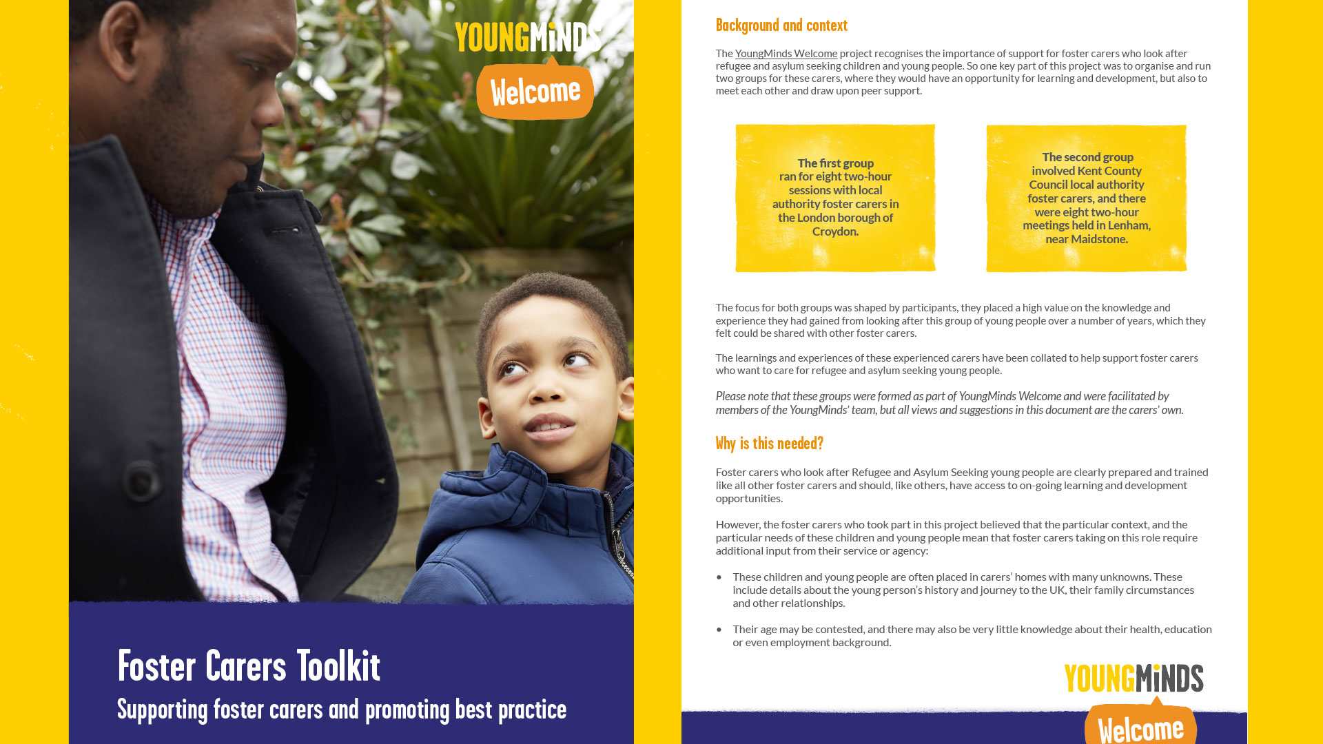 A screenshot of our foster carers toolkit.