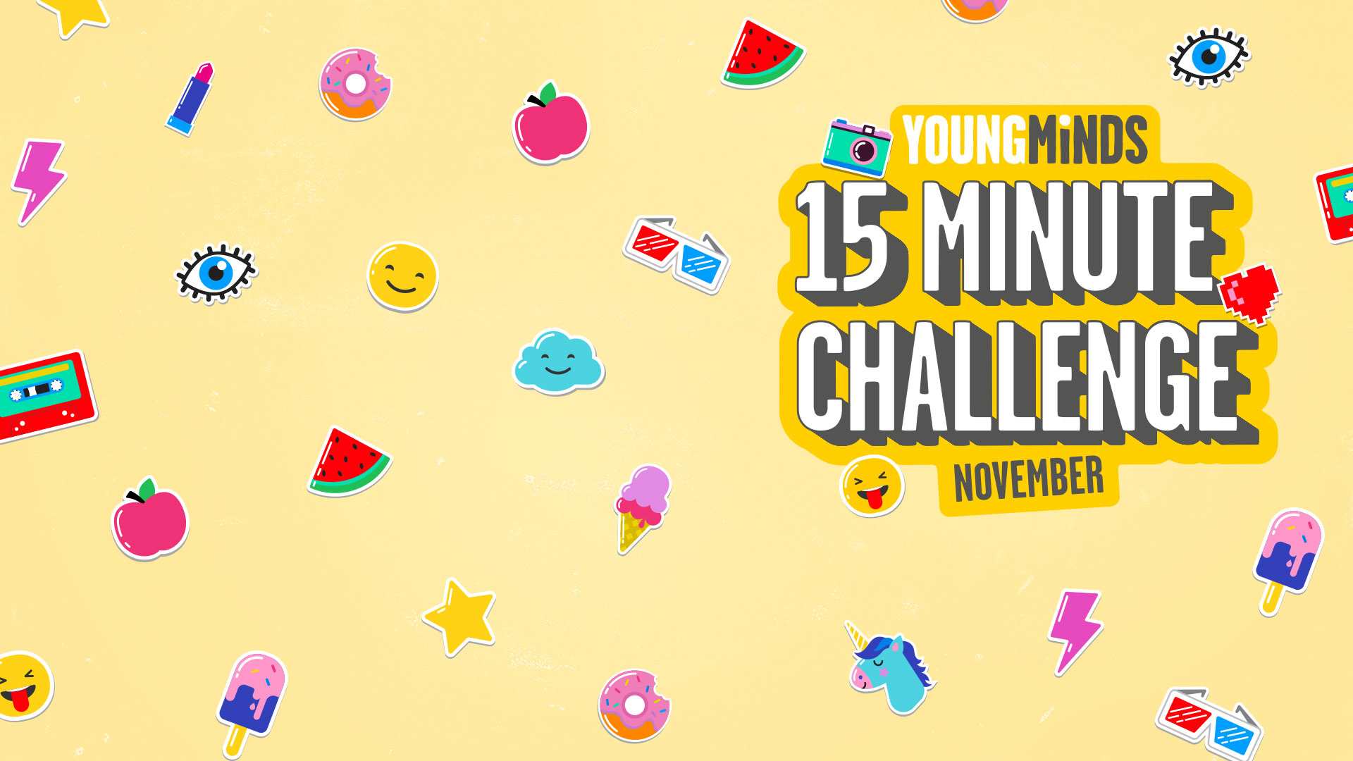 15 minute challenge website header