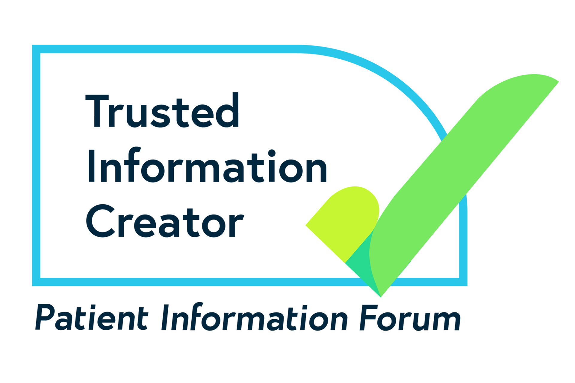 Patient Information Forum Trusted Information Creator (PIF TICK) logo