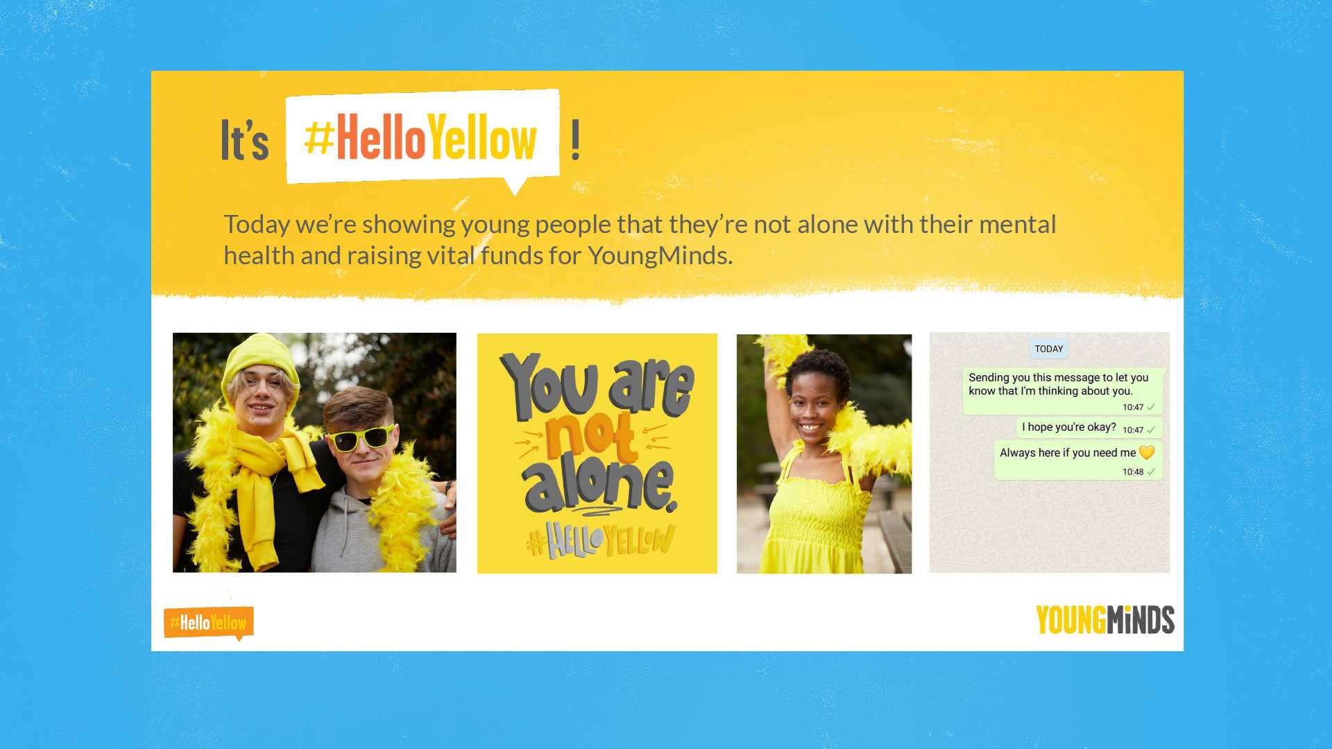 Image of our #HelloYellow secondary school slides 
